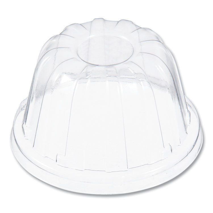 D-T Sundae/Cold Cup Lids, Fits 6 oz/8 oz/12 oz Cold Cups, Plastic, Clear, 50/Pack, 20 Packs/Carton