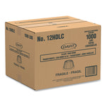 D-T Sundae/Cold Cup Lids, Fits 6 oz/8 oz/12 oz Cold Cups, Plastic, Clear, 50/Pack, 20 Packs/Carton