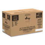 Horizon Hot/Cold Foam Drinking Cups, 12 oz, White/Green, 25/Bag, 40 Bags/Carton