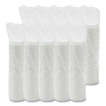 Cappuccino Dome Sipper Lids, Fits 12 oz to 24 oz Hot Cups, Plastic, White, 1,000/Carton