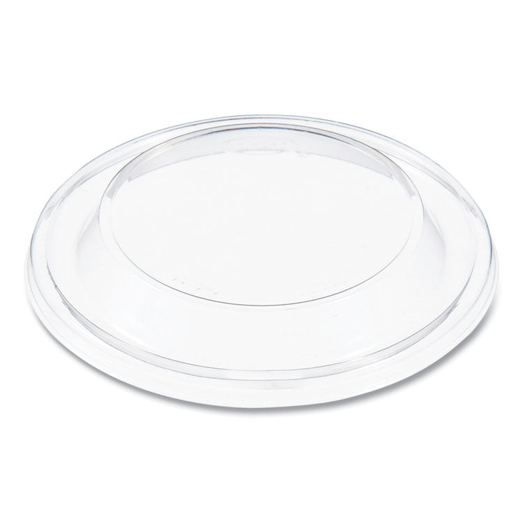 Plastic Dome Lid, Fits 5 oz to 32 oz Hot Cups/Containers, Clear, 100/Pack, 10 Packs/Carton