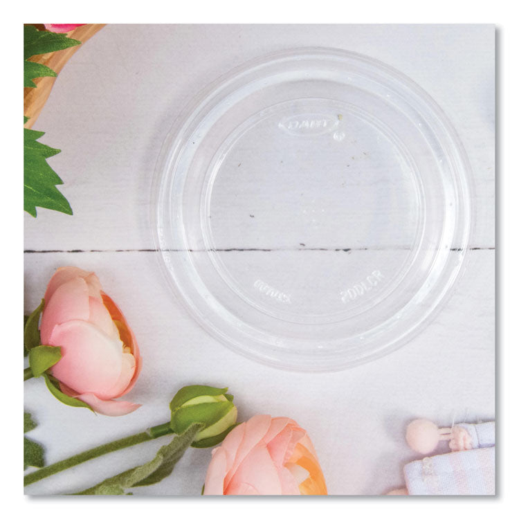 Plastic Dome Lid, Fits 5 oz to 32 oz Hot Cups/Containers, Clear, 100/Pack, 10 Packs/Carton