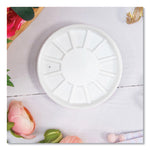 Vented Foam Lids, Fits 6 oz to 32 oz Hot Cups, White, 50/Pack, 10 Packs/Carton