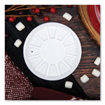 Vented Foam Lids, Fits 6 oz to 32 oz Hot Cups, White, 50/Pack, 10 Packs/Carton