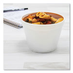 Foam Containers, 24 Oz, White, 25/bag, 20 Bags/carton