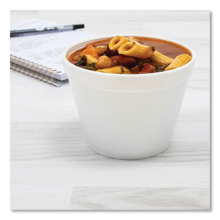 Foam Containers, 24 Oz, White, 25/bag, 20 Bags/carton