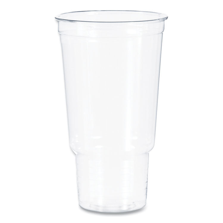 Ultra Clear Pedestal PET Cups, 32 oz, Plastic, Clear, 25/Bag, 20 Bags/Carton