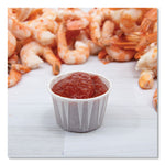 Paper Portion Cups, 2 oz, White, 250/Bag, 20 Bags/Carton