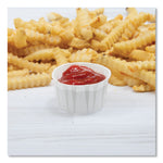 Paper Portion Cups, 2 oz, White, 250/Bag, 20 Bags/Carton