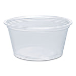 Conex Complements Portion/Medicine Cups, 2 oz, Plastic, Clear, 125/Bag, 20 Bags/Carton