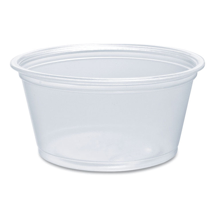Conex Complements Portion/Medicine Cups, 2 oz, Plastic, Clear, 125/Bag, 20 Bags/Carton