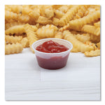 Conex Complements Portion/Medicine Cups, 2 oz, Plastic, Clear, 125/Bag, 20 Bags/Carton