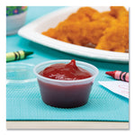 Conex Complements Portion/Medicine Cups, 2 oz, Plastic, Clear, 125/Bag, 20 Bags/Carton