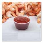 Conex Complements Portion/Medicine Cups, 2 oz, Plastic, Clear, 125/Bag, 20 Bags/Carton