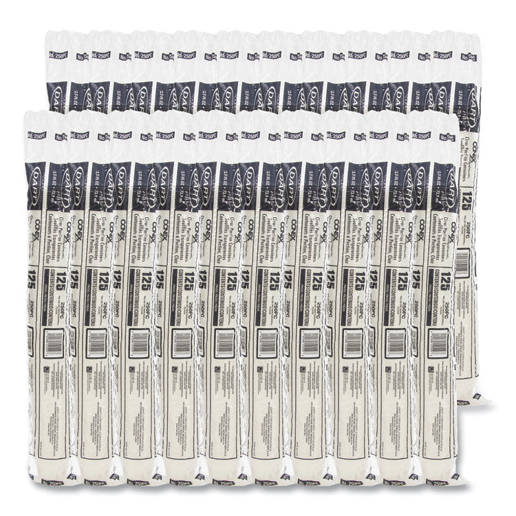 Conex Complements Portion/Medicine Cups, 2.5 oz, Plastic, Clear, 125/Bag, 20 Bags/Carton