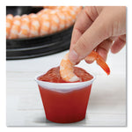 Conex Complements Portion/Medicine Cups, 2.5 oz, Plastic, Clear, 125/Bag, 20 Bags/Carton