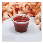 Conex Complements Portion/Medicine Cups, 2.5 oz, Plastic, Clear, 125/Bag, 20 Bags/Carton