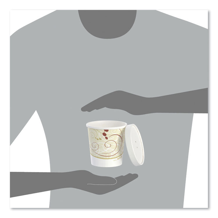 Flexstyle Double Poly Food Combo Packs, 16 oz, Symphony, Paper, 25 Combos/Sleeve, 10 Sleeves/Carton