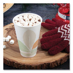 Bare Eco-Forward PLA Paper Hot Cups, 16 oz, White/Green/Orange, 1,000/Carton