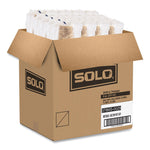 Mistique Polycoated Hot Paper Cups, 8 oz, Brown, 50/Sleeve, 20 Sleeves/Carton