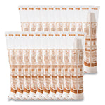 Single-Sided Poly Paper Hot Cups, 8 Oz, White, 50/bag, 20 Bags/carton