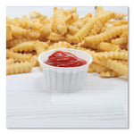 Paper Portion Cups, 4 oz, White, 250/Bag, 20 Bags/Carton