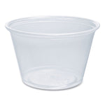 Conex Complements Portion/Medicine Cups, 4 oz, Plastic, Clear, 125/Bag, 20 Bags/Carton