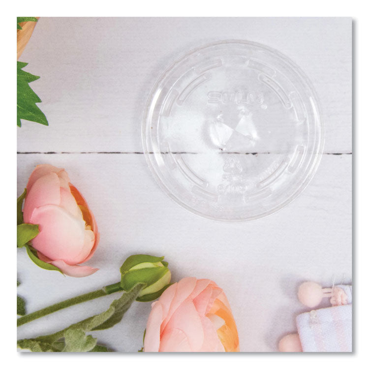 Plastic Cold Cup Lids, Fits 9 oz to 10 oz Cold Cups, Clear, 1,000/Carton