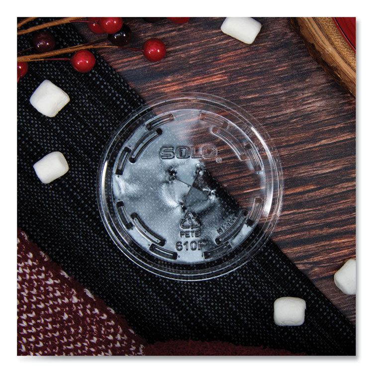 Plastic Cold Cup Lids, Fits 9 oz to 10 oz Cold Cups, Clear, 1,000/Carton