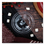 PETE Flat Straw-Slot Cold Cup Lids, Fits 16 oz to 24 oz Cold Cups, Plastic, Clear, 100/Pack, 10 Packs/Carton