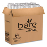 Bare Eco-Forward RPET Deli Containers, ProPlanet Seal, 12 oz, Clear, Plastic, 50/Pack, 10/Carton