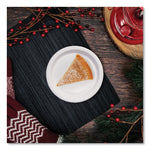 Bare Eco-Forward Clay-Coated Paper Plate, ProPlanet Seal, 6" dia, White/Brown/Green, 1,000/Carton