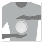 Bare Eco-Forward Clay-Coated Paper Plate, ProPlanet Seal, 6" dia, White/Brown/Green, 1,000/Carton