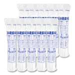 Traveler Cappuccino Style Dome Lid, Fits 10 oz Hot Cups, Plastic, White, 100/Pack, 10 Packs/Carton