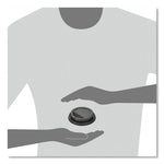 Traveler Cappuccino Style Dome Lid, Fits 10 oz to 24 oz Hot Cups, Plastic, Black, 100/Sleeve, 10 Sleeves/Carton
