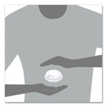 Traveler Cappuccino Style Dome Lid, Fits 10 oz to 24 oz Hot Cups, Plastic, White, 100/Pack, 10 Packs/Carton