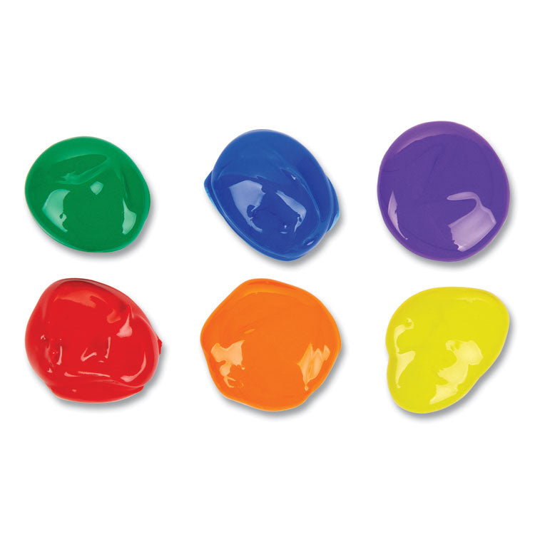 Washable Paint, 6 Assorted Colors, 2 Oz Bottle, 6/pack