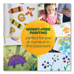 Washable Paint, 6 Assorted Colors, 2 Oz Bottle, 6/pack