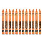 Bulk Crayons, Orange, 12/box