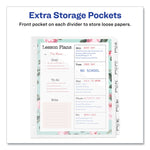 Write and Erase Durable Plastic Dividers with Straight Pocket, 5-Tab, 11.13 x 9.25, White, 1 Set