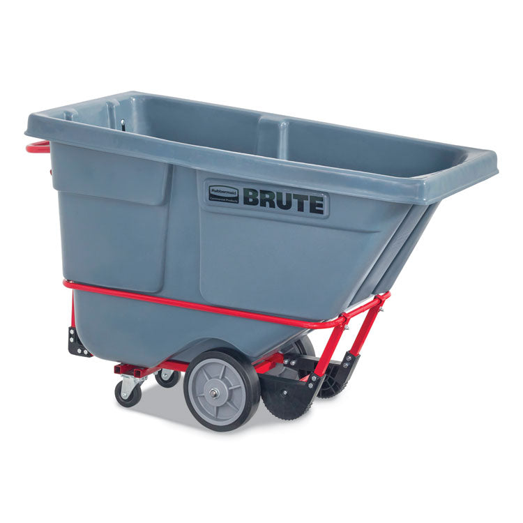 0.5 cu yd BRUTE DURATILT Frame Tilt Truck, Heavy Duty, 1,400 lb Capacity, Gray