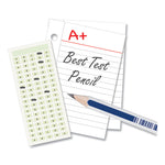 Woodcase Pencil, HB #2, Black Lead, Blue/White Barrel, 12/Pack