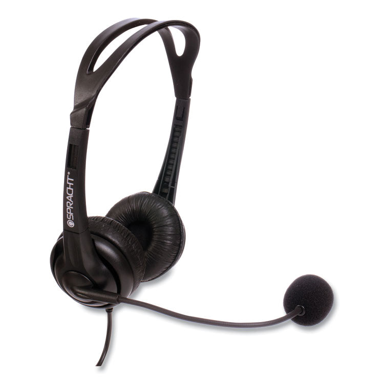ZuM ZuM350B Binaural Over The Head Headset, Black