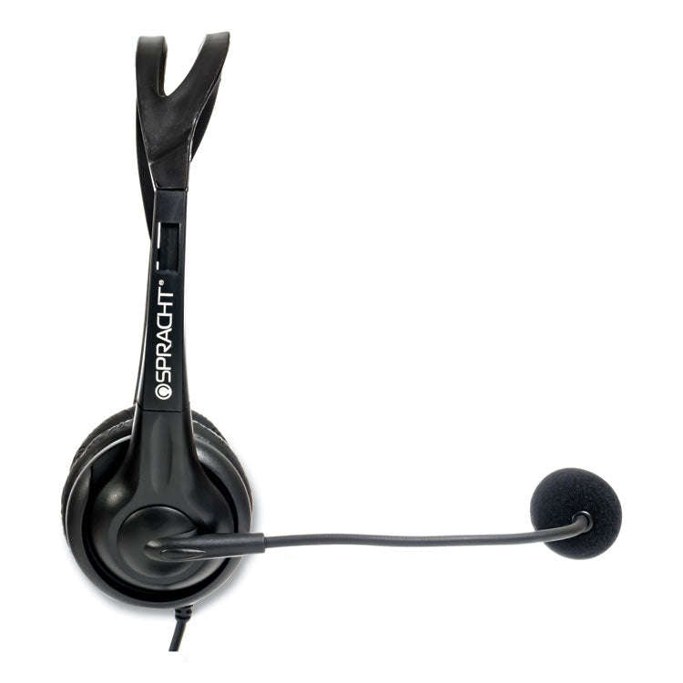 ZuM ZuM350B Binaural Over The Head Headset, Black