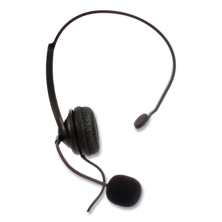 ZuM ZuM350M Monaural Over The Head Headset, Black