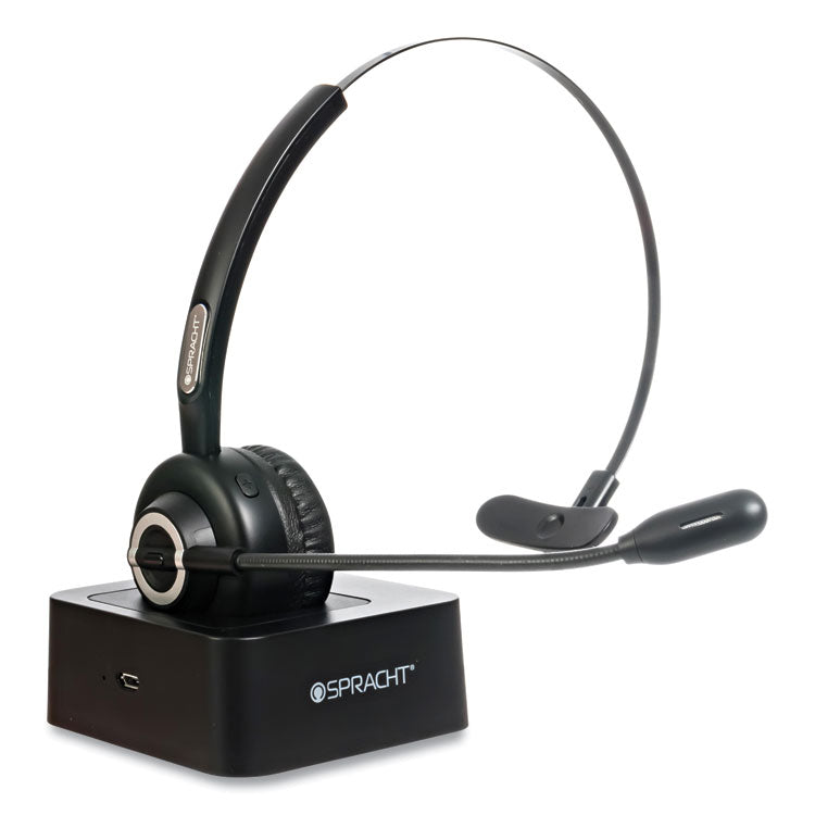 ZuM BT Mobile Office Monaural Over The Head Headset, Black