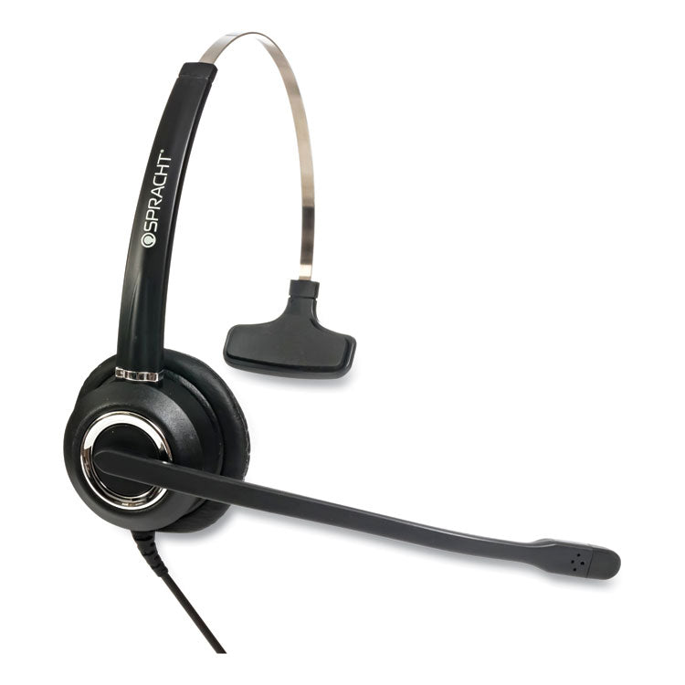 ZuM ZuMRJ9M Monaural Over The Head Headset, Black