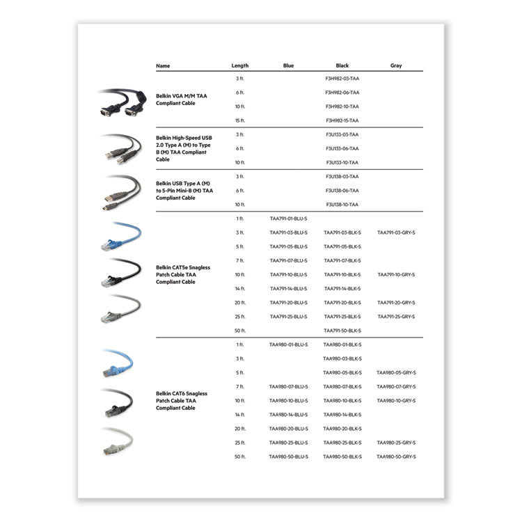 Pro Series High Integrity VGA Monitor Cable, 10 ft, Black