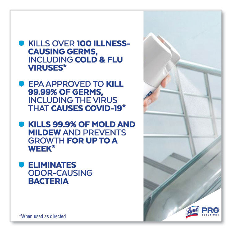 Disinfectant Spray, Lavender, 19 Oz Aerosol Spray, 12/carton