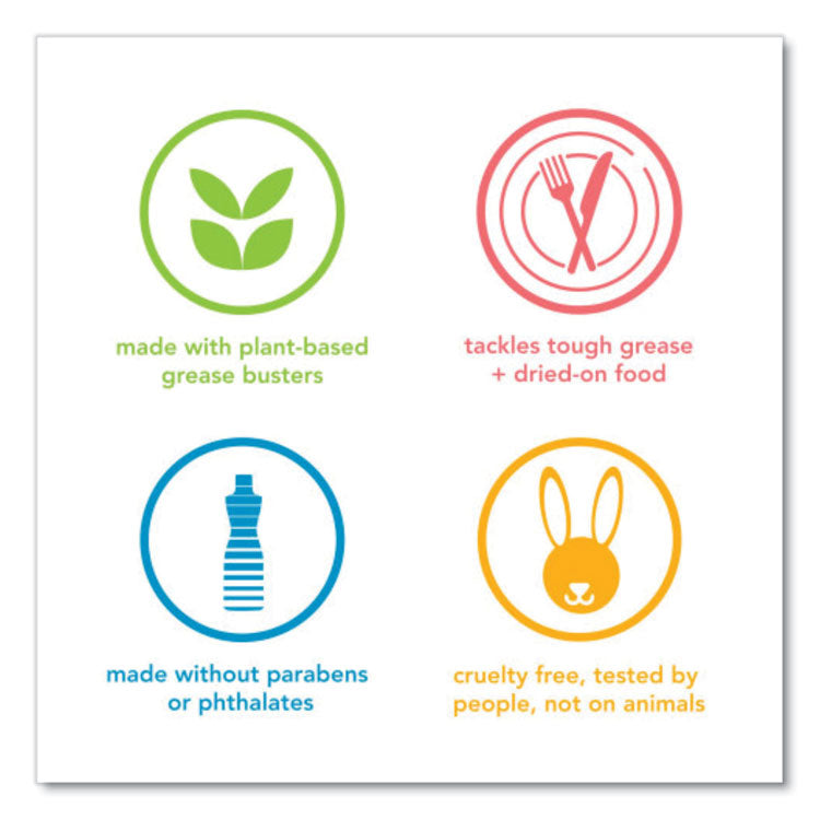 Dish Soap Pump, Hour-Glass Bottle Shape, Sea Minerals Scent, 18 oz Pump Bottle